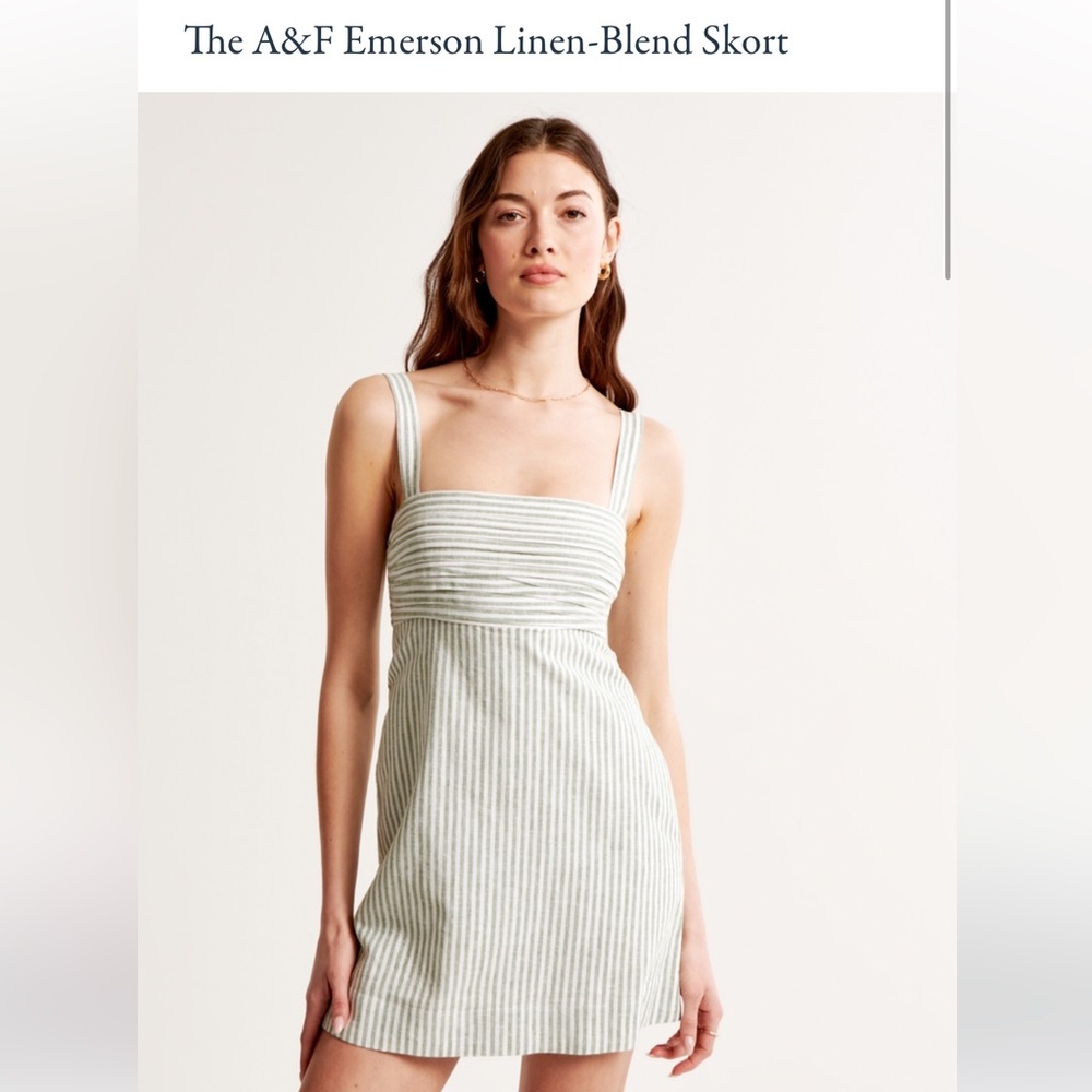 Abercrombie & Fitch Striped Mini Romper